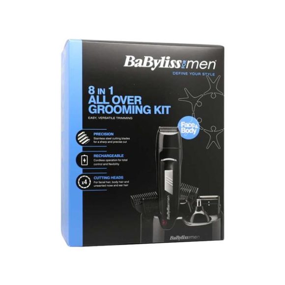 babyliss 8 in 1 all over grooming kit